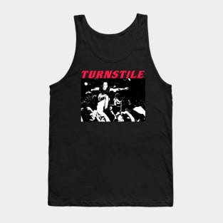 Turnstile black white Tank Top